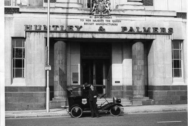 Bugsy Malone being filmed at Huntley and Palmers